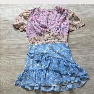 For Love And Lemons Faux dress size XS